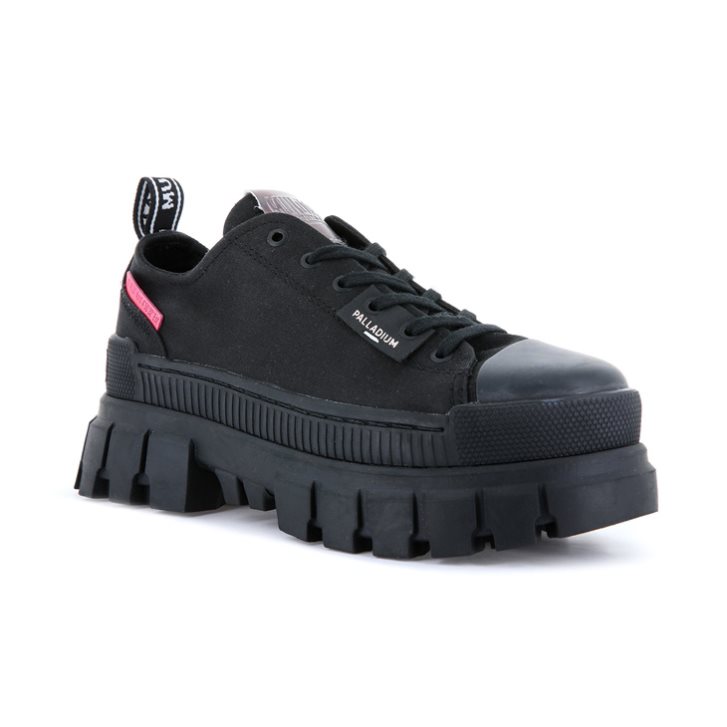 Chaussures Plateforme Palladium Revolt LO TX Femme Noir | FR RMX128C